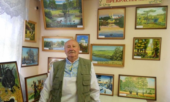 Виставка художника-аматора Олександра Юркевича у читальній залі